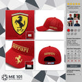 Ferrari Red Netted Snap Back