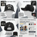 21 Spurs Black Netted Snap Back
