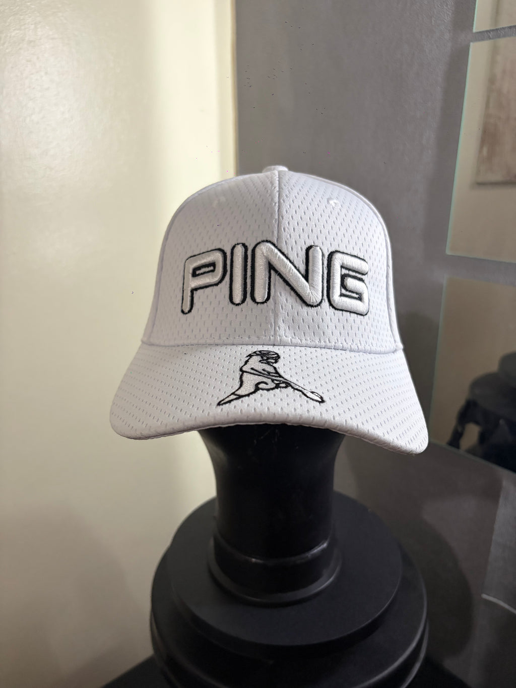 PING White Netted Cap