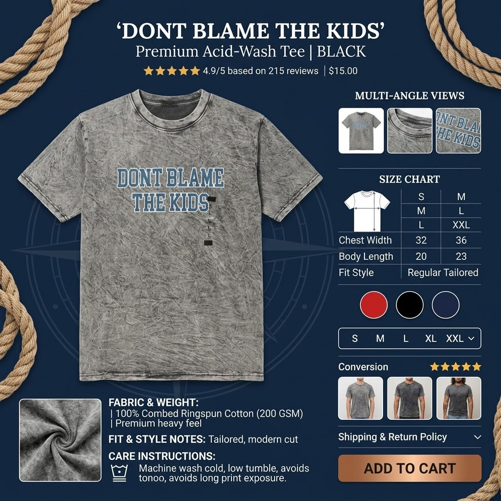 Don’t Blame The Kids