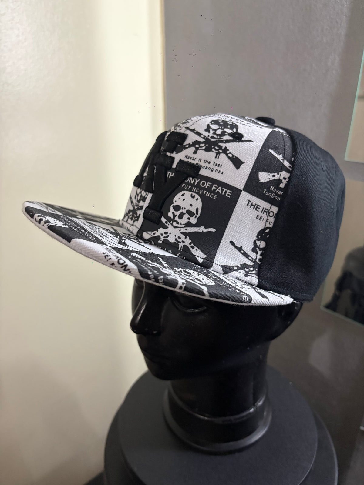 NY Skull Close Cap