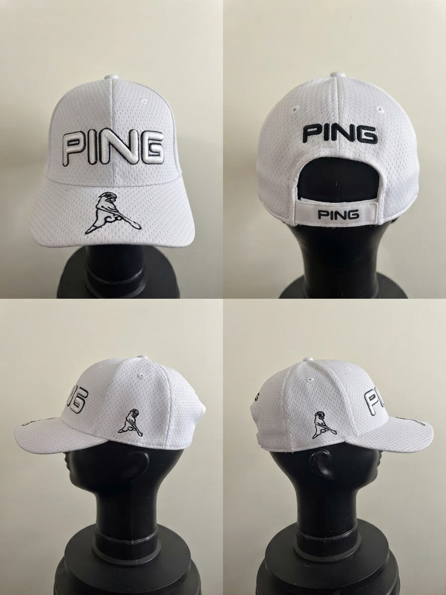 PING White Netted Cap
