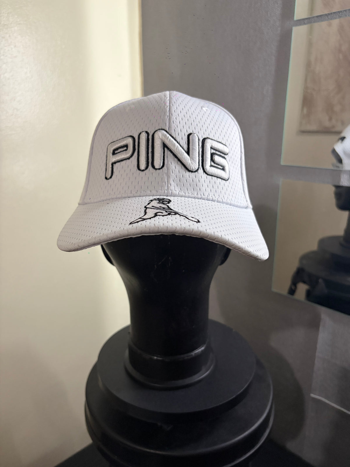 PING White Netted Cap