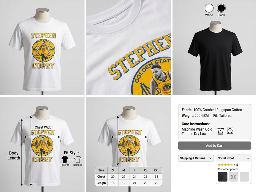 The Stephen Curry Golden Shirt
