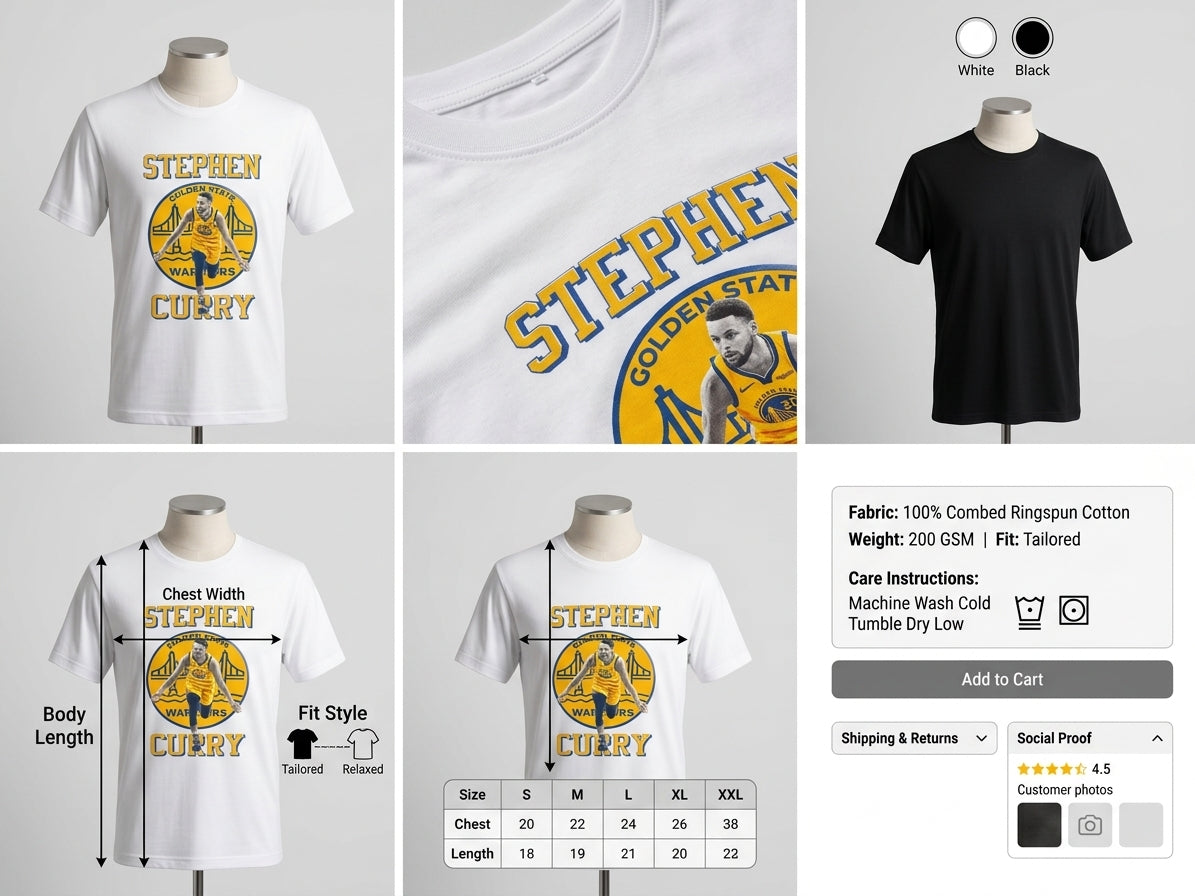 The Stephen Curry Golden Shirt