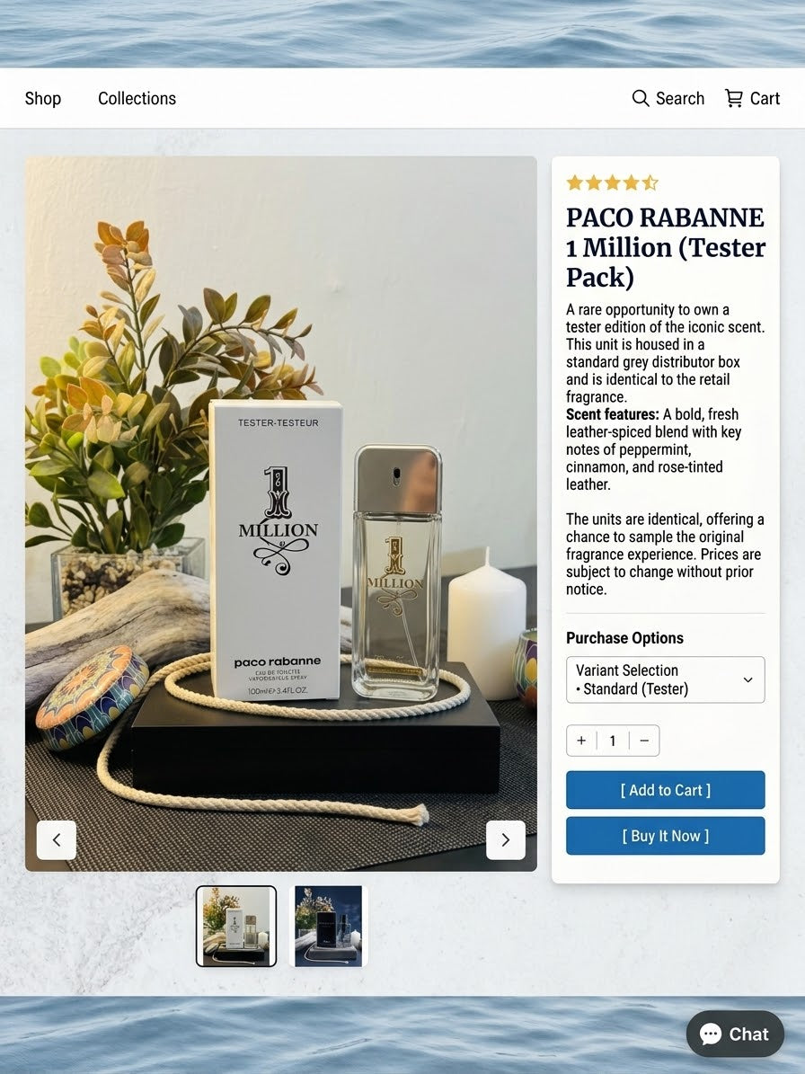 Paco Robanne 1 Million Testeur
