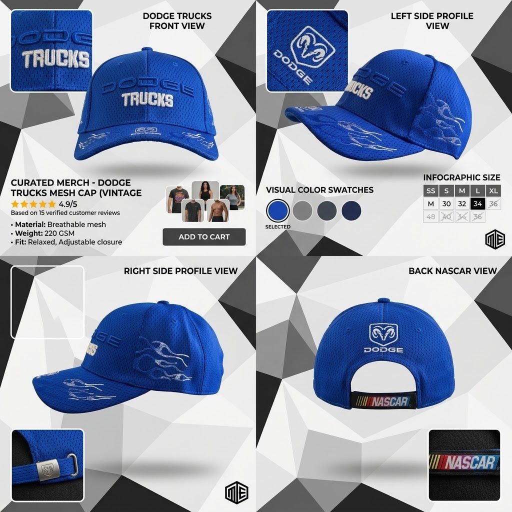 Dodge Trucks Snap Back Cap