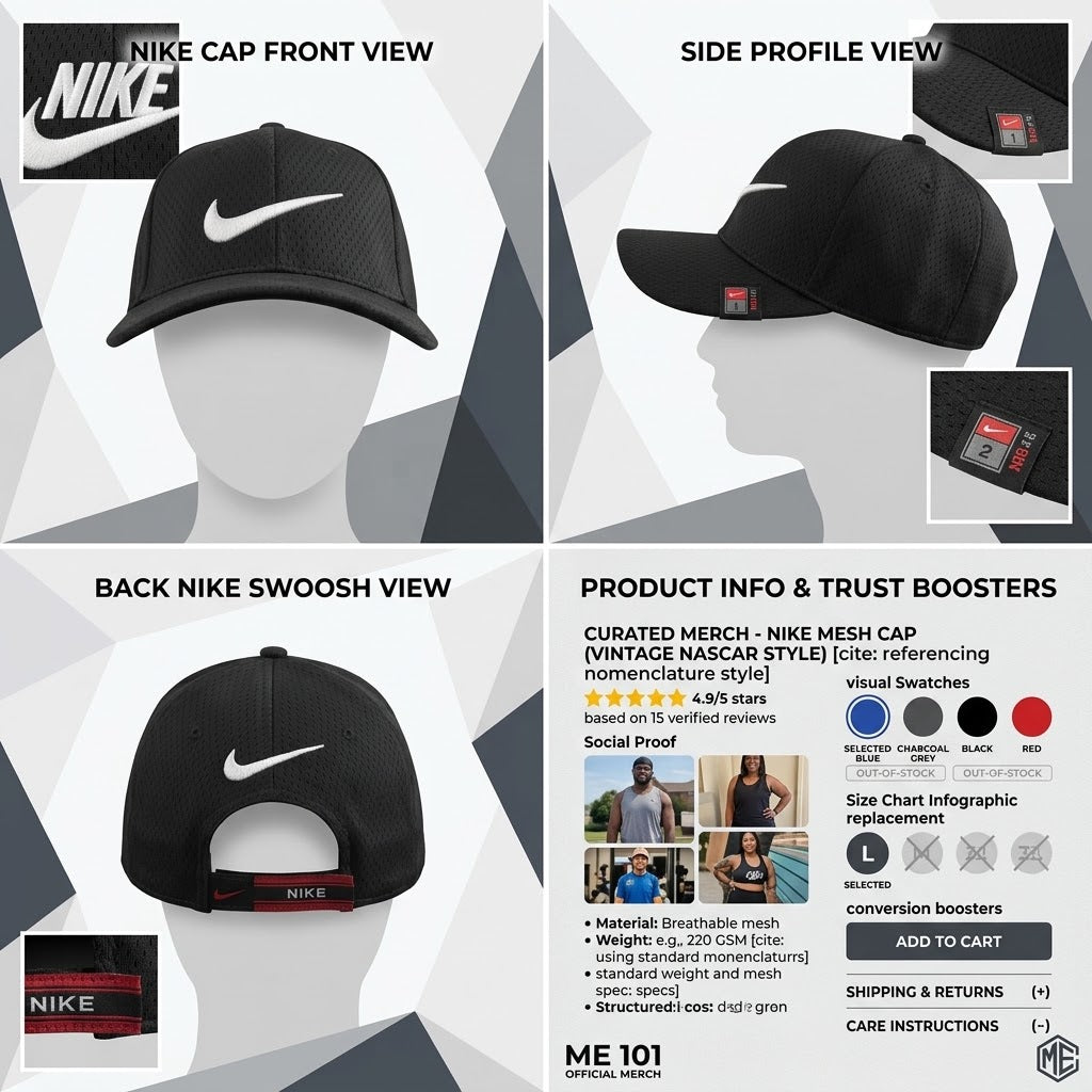 Nike Black Net Snap Back