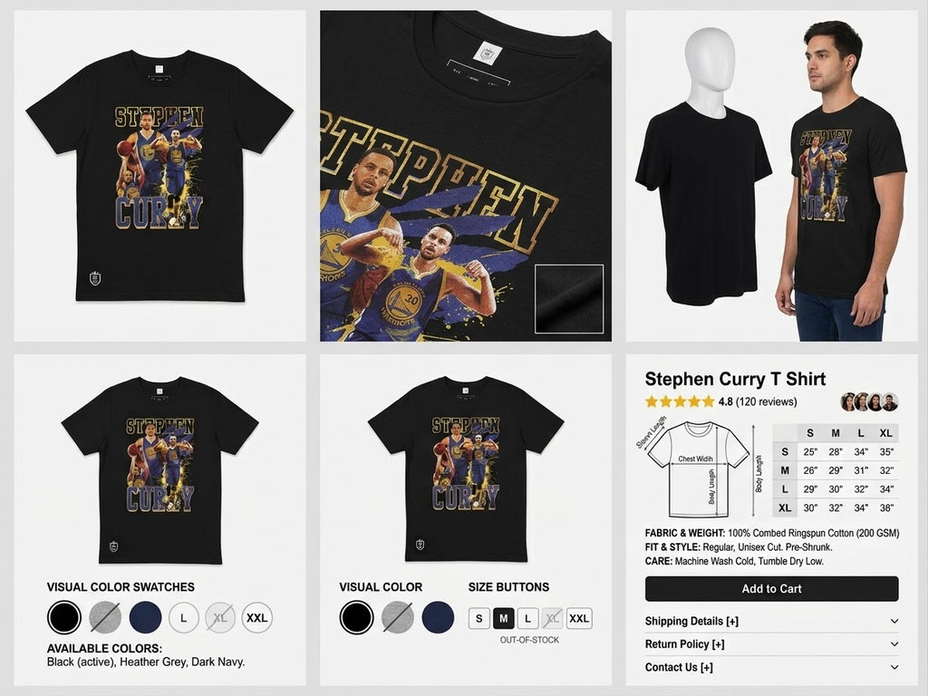 Stephen Curry GSW Tribute Shirt