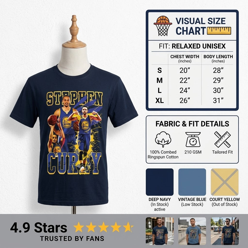 Stephen Curry GSW Tribute Shirt